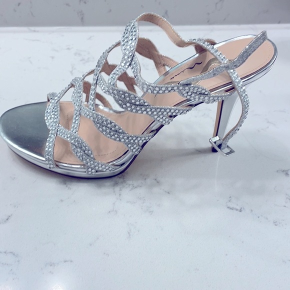 Silver Dress Heels - Picture 11 of 12